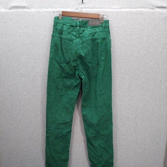 PacSun Womens Green Corduroy Dad Jeans Straight Leg Pants Size 27 Surf Casual - Picture 5 of 9